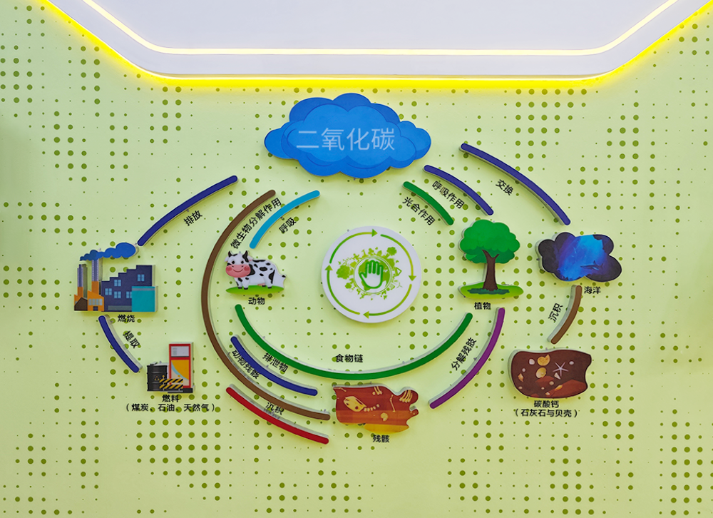 垃圾分类体验馆_碳循环互动装置_低碳环保互动演示系统