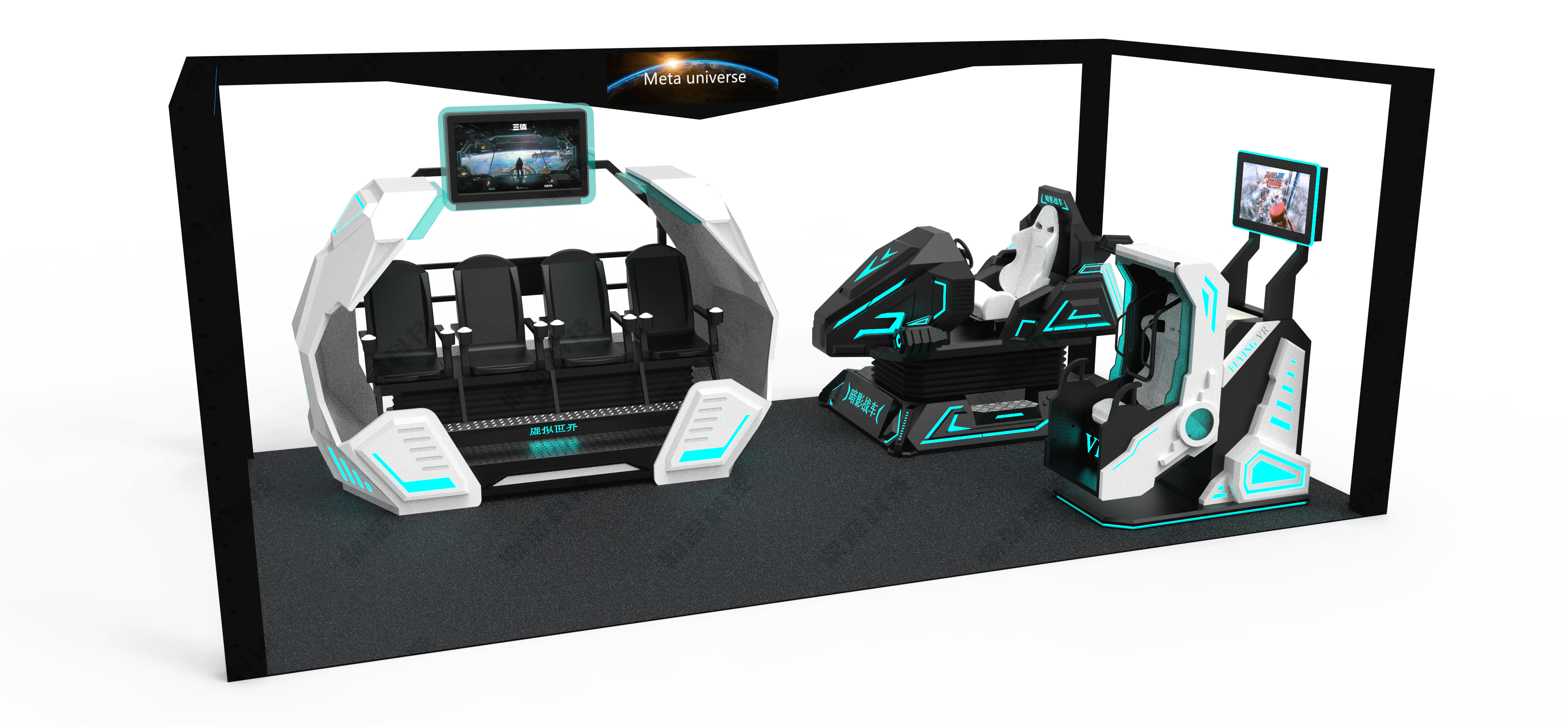 球幕影院vr动感座椅 5D影院体验设备 动感影院座椅体感设备