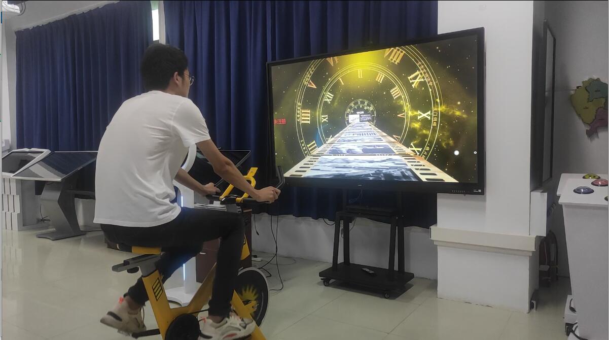 禁毒骑行互动系统_禁毒展厅动感骑行系统_禁毒史骑行漫游系统