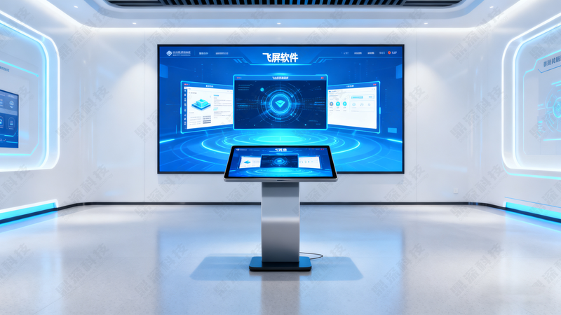 展厅飞屏互动效果图 展厅飞屏互动效果图