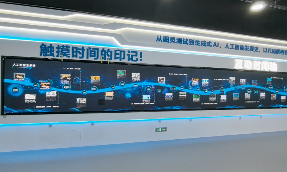 大事记发展史互动展示软件-企业展厅互动时间轴系统